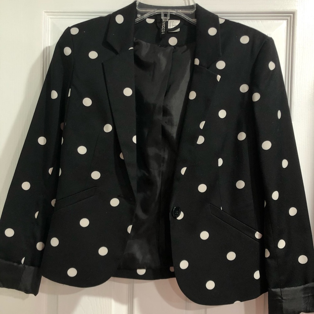 NWOT H&M Black & White Blazer